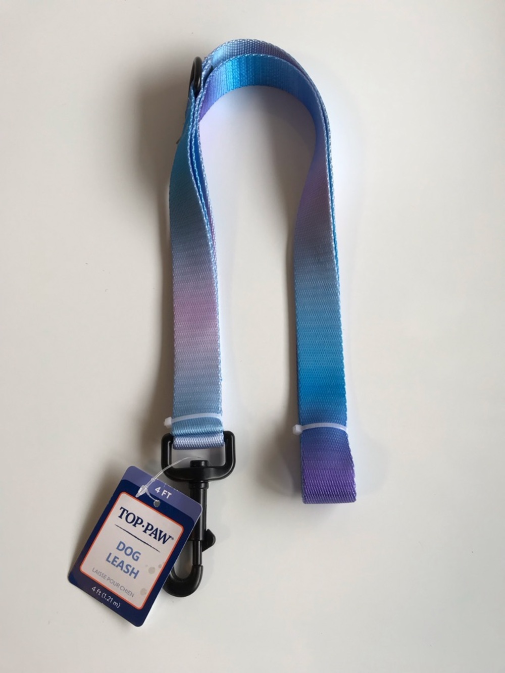 Top Paw Ombre Gradient 4 Foot Long Dog Leash